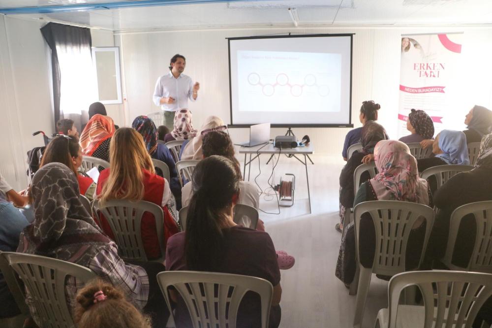 HATAY'DA KANSER SAVAŞÇILARI DERNEĞİ TARAMA YAPTI