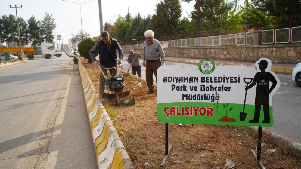 ADIYAMAN BELEDİYESİ DAHA YEŞİL BİR ADIYAMAN İÇİN ÇALIŞMALARINA DEVAM EDİYOR