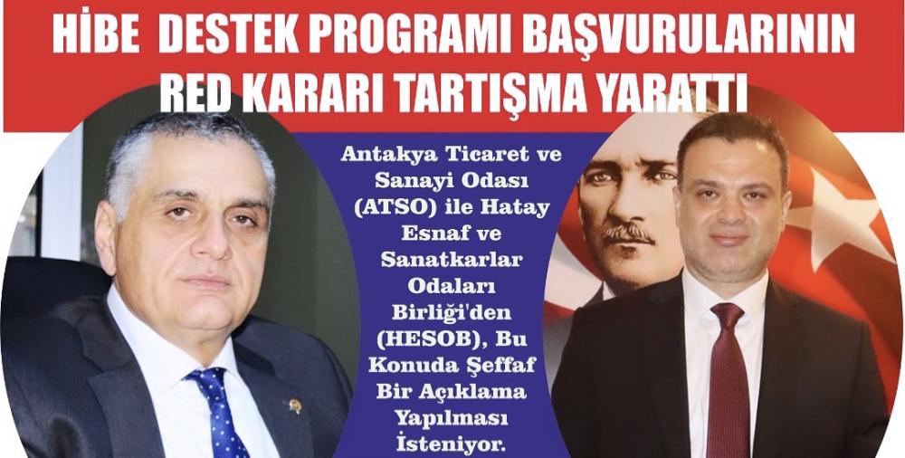 HİBE  DESTEK PROGRAMI BAŞVURULARININ RED KARARI TARTIŞMA YARATTI.