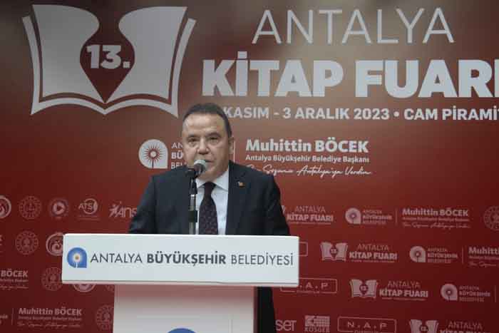 13. ANTALYA KİTAP FUARI KAPILARINI AÇTI