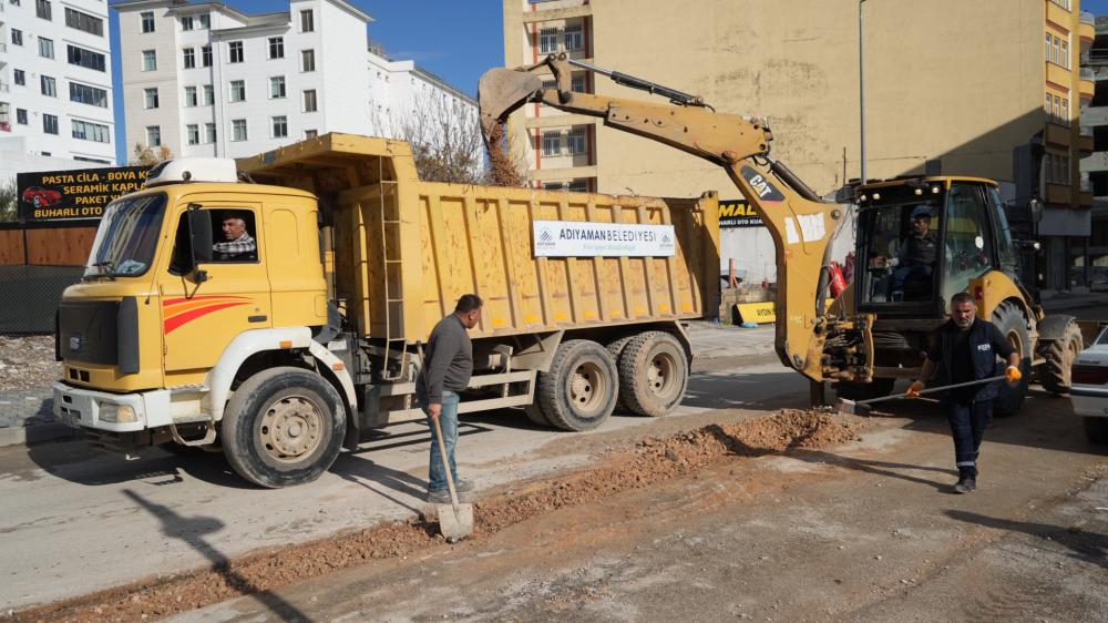 FRIT PROJESİ ÇALIŞMALARININ TAMAMLANDIĞI NOKTALARDA YAMA ÇALIŞMALARI DEVAM EDİYOR