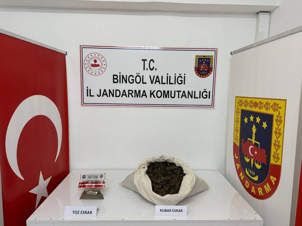 BİNGÖL’DE UYUŞTURUCU OPERASYONU: 2 ŞÜPHELİ YAKALANDI