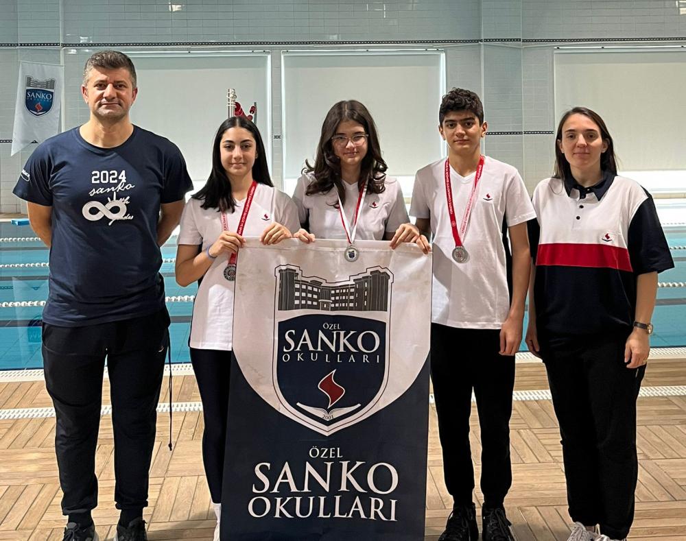 SANKO OKULLARI YÜZMEDE BÖLGE ŞAMPİYONU OLDU