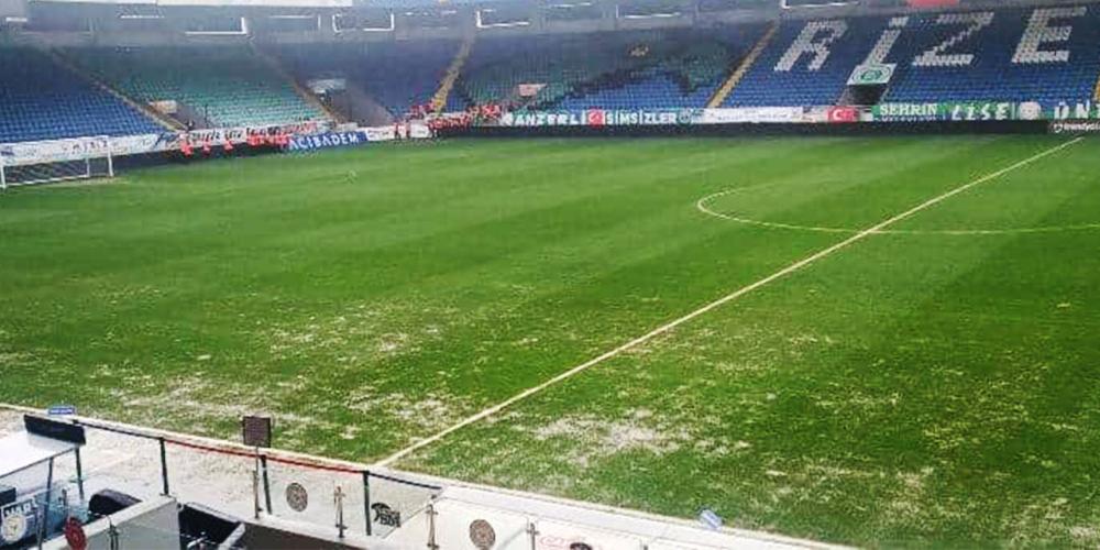 ÇAYKUR RİZESPOR’A SON UYARI! ”YA ZEMİNİNİZİ DÜZELTİN YA DA STADYUMUNUZU KAPATIRIM”