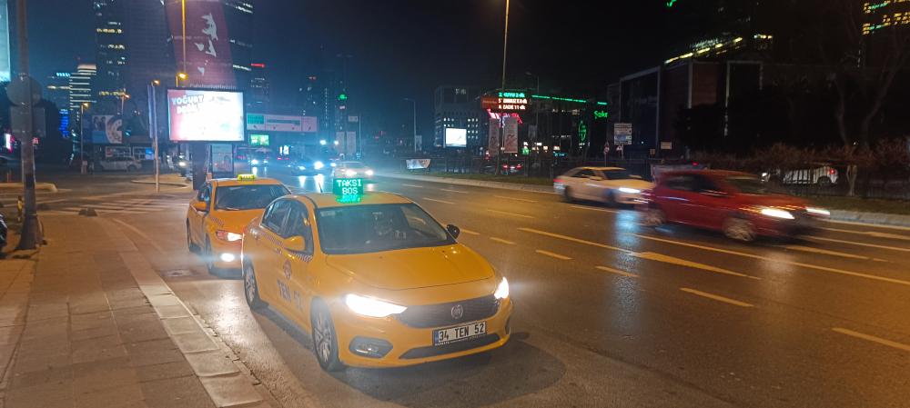 BÜYÜKDERE CADDESİ'N DE TİCARİ TAKSİ ÇİLESİ