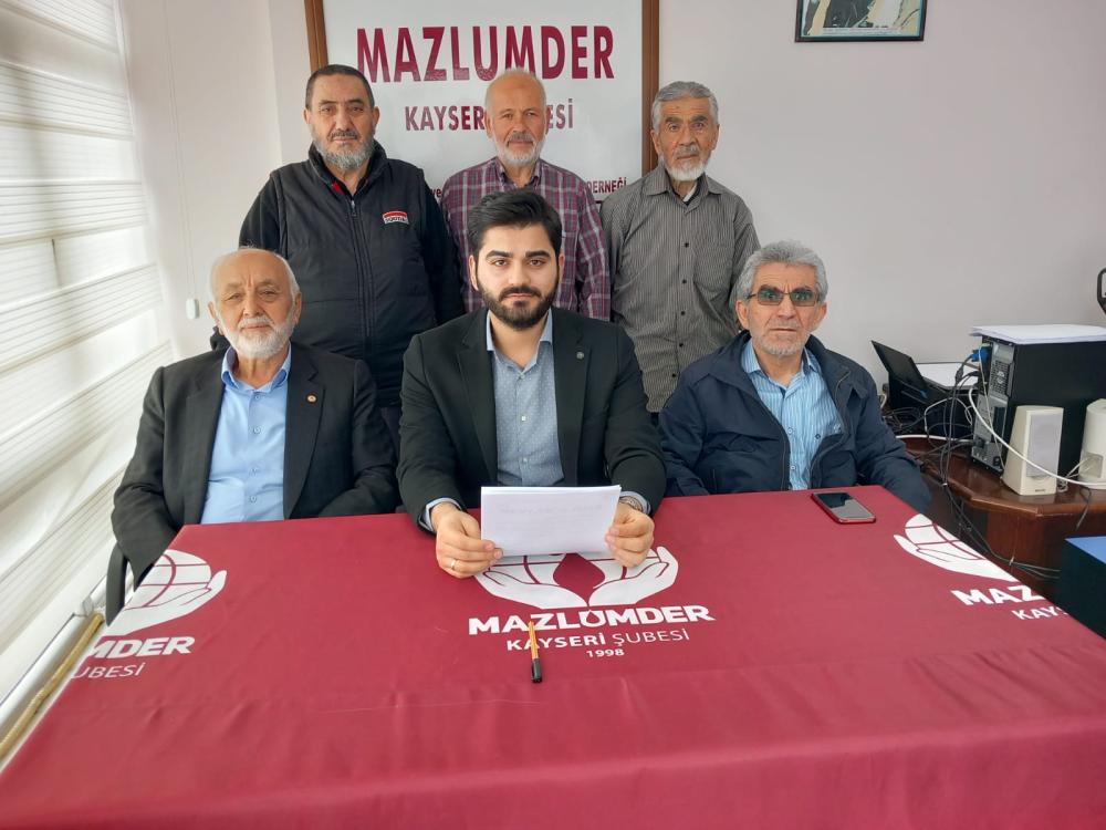 MAZLUMDER: İŞGALCİ VE SOYKIRIMCU İSRAİLLE TİCARET SUÇTUR