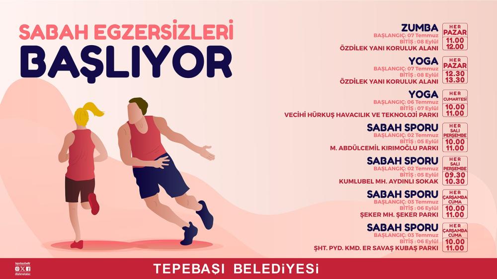 AÇIK HAVADA SPOR KEYFİ BAŞLIYOR