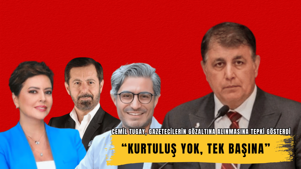 İZMİR BÜYÜKŞEHİR BELEDİYE BAŞKANI TUGAY, GAZETECİLERE YÖNELİK GÖZALTILARI KINADI