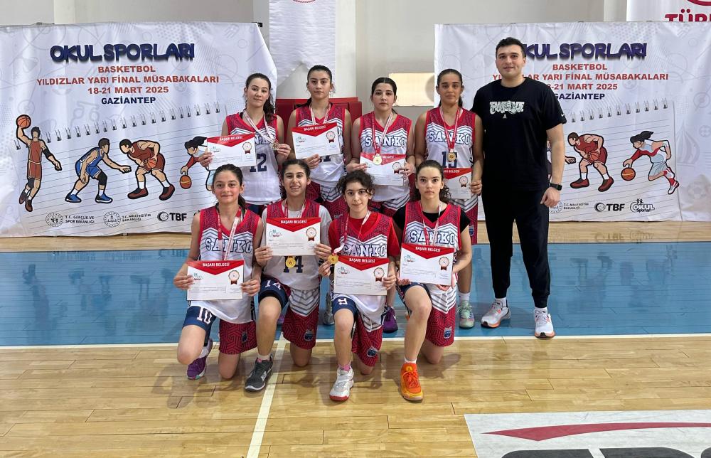 SANKO Okulları Yıldız Kız Basketbol Takımı Türkiye Finallerinde!