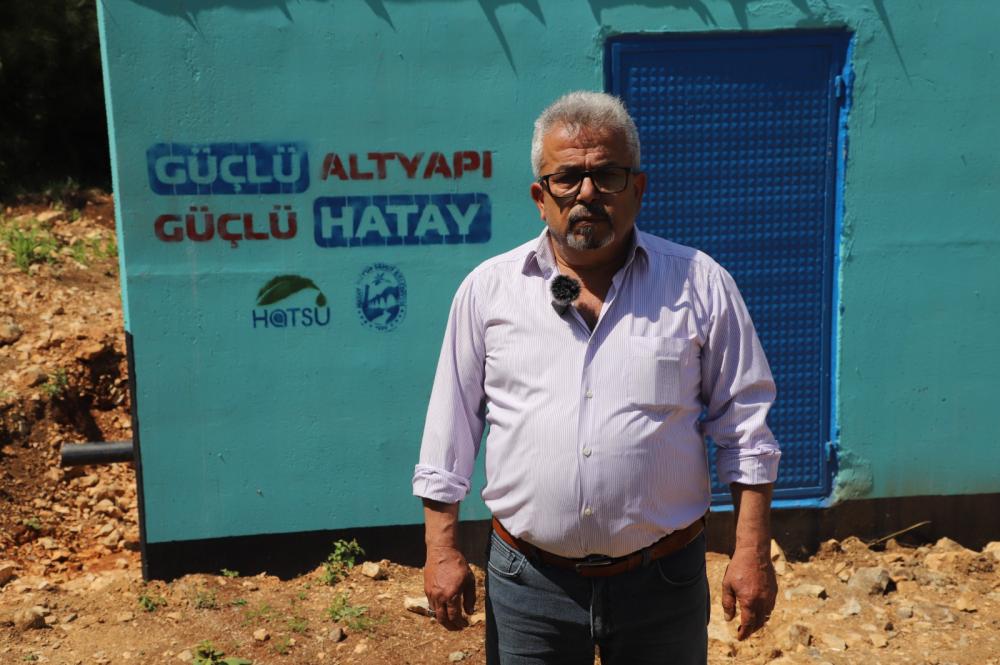 HATSU'DAN SAMANDAĞ'INA YENİ SU DEPOSU