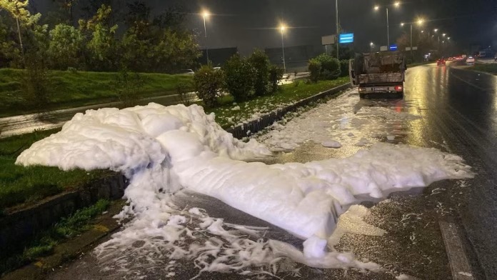 Üsküp’te Kimyasal Sızıntı Alarmı